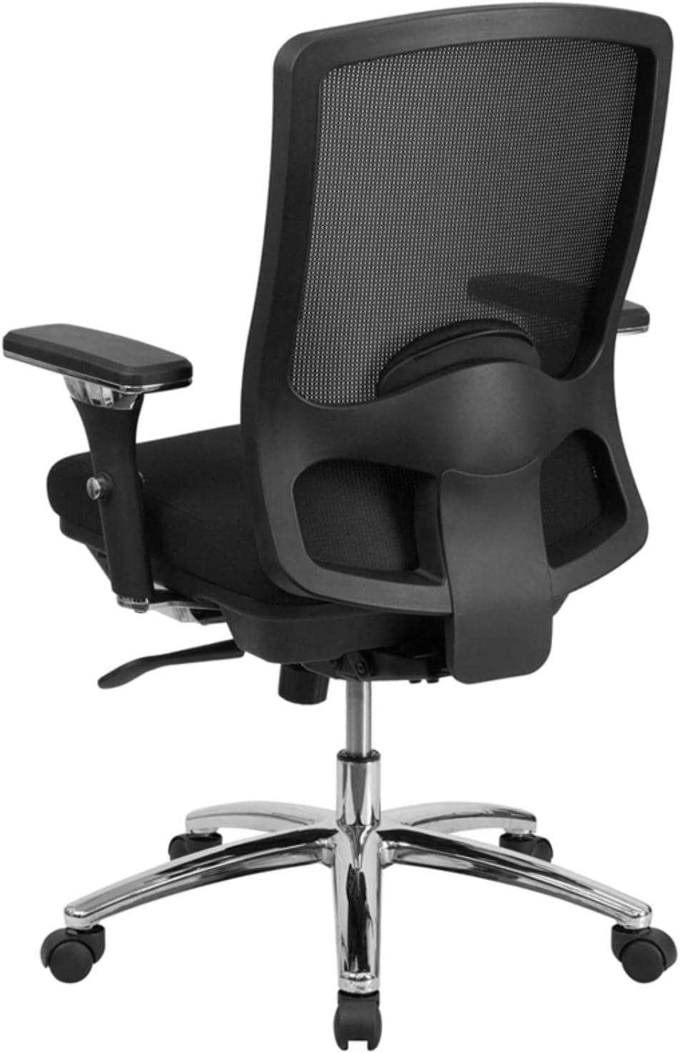 Flash Furniture Hercules 24/7 Intensive Use Big & Tall 350 lb. Rated Mesh Multifunction Chair