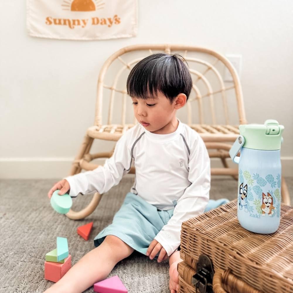 Zak Designs Bluey Encore 14oz Stainless Steel Double Wall Vacuum Harmony Bottle