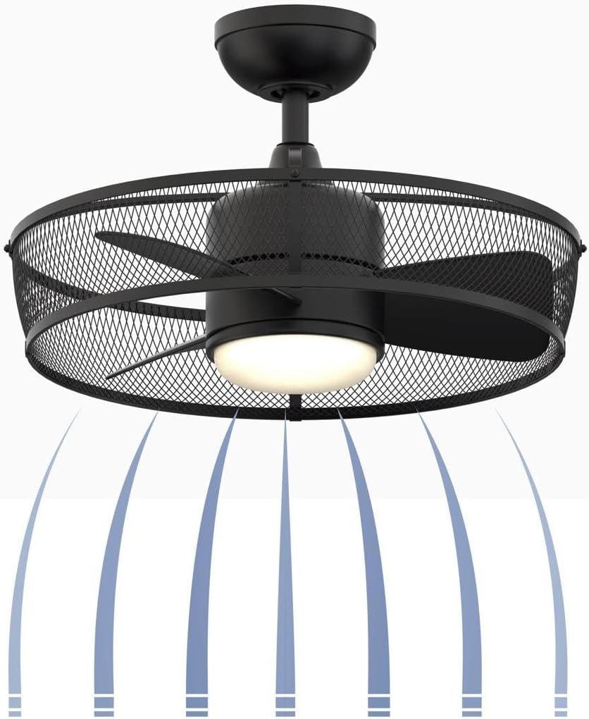 Henry Ceiling Fan With LED Light Kit (22")