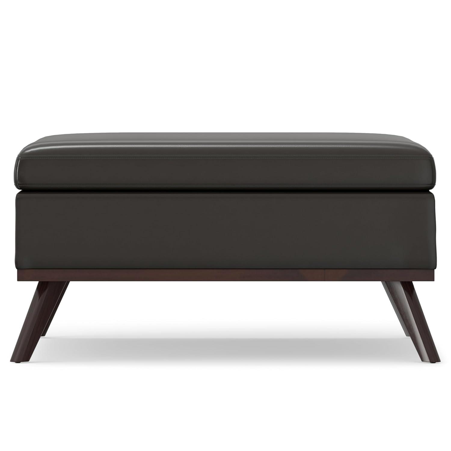 Owen Faux Leather Ottoman