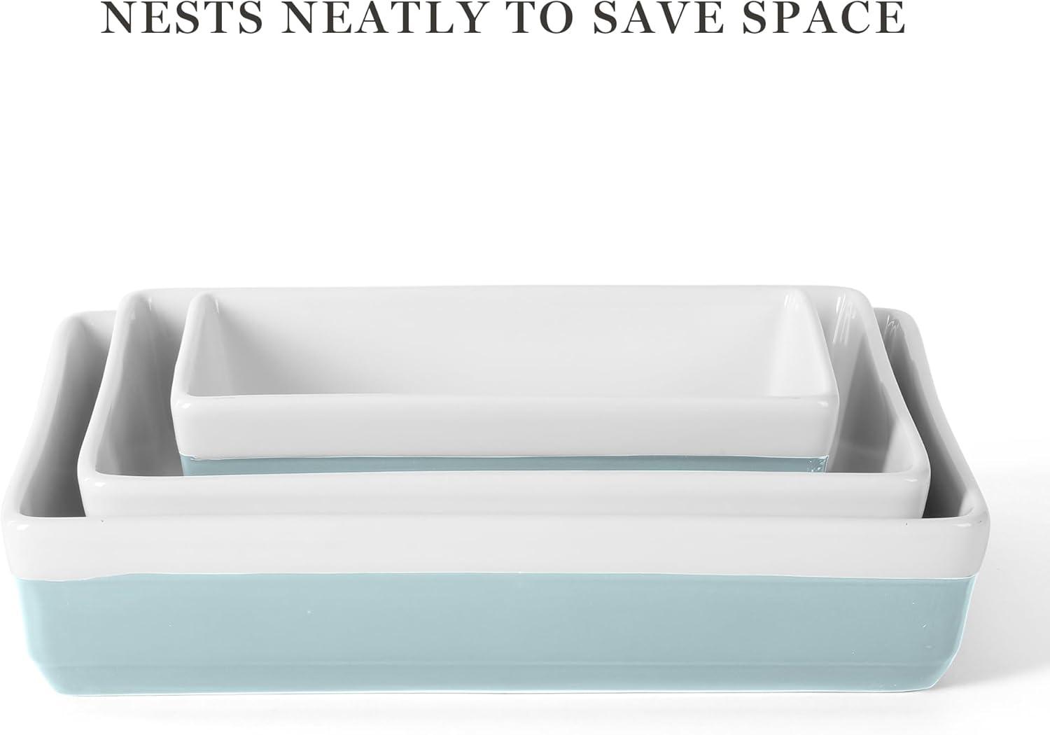 Martha Stewart Martha Stewart 3 Piece Stoneware Bakeware Set