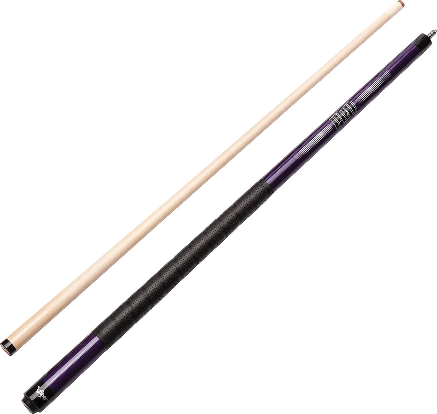 Viper Sure Grip Pro 58" Billiard/Pool Cue, 2 Piece, Purple, 19 Ounce