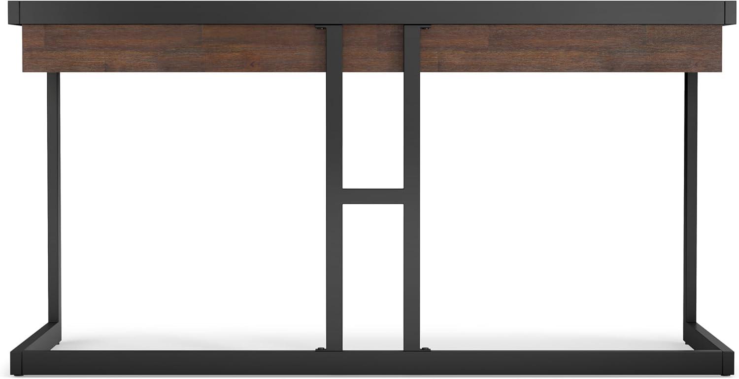 Simpli Home Erina SOLID ACACIA WOOD 60" Desk in Distressed White
