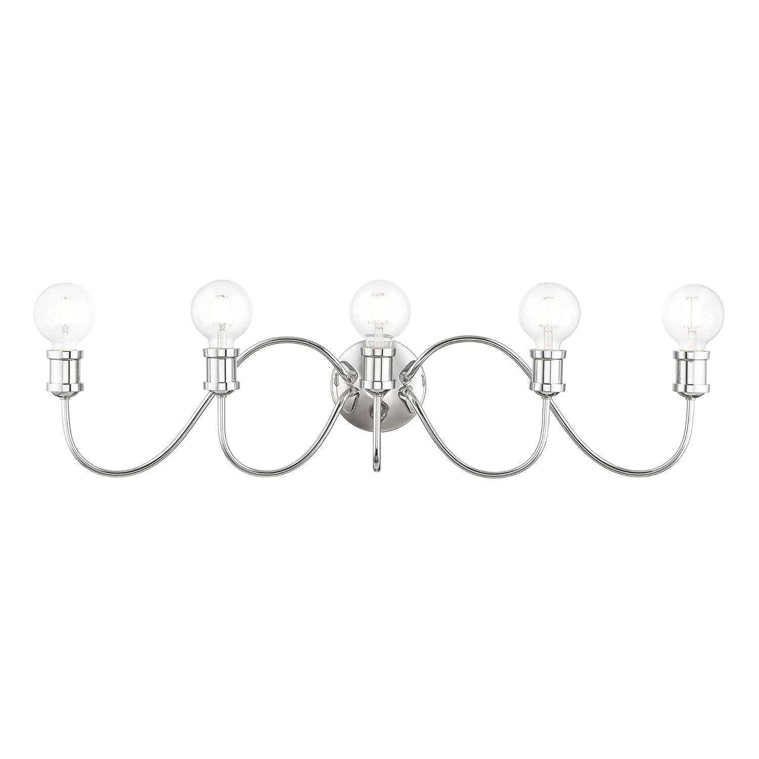Livex Lighting Lansdale 5 - Light Vanity in  Polished Chrome