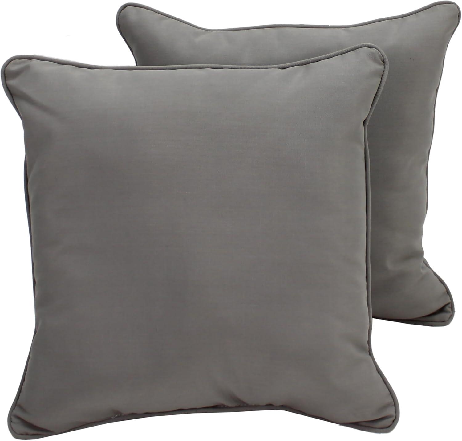 Element Synthetic Throw Square Indoor/Outdoor Pillow Cover & Insert (Set of 2)