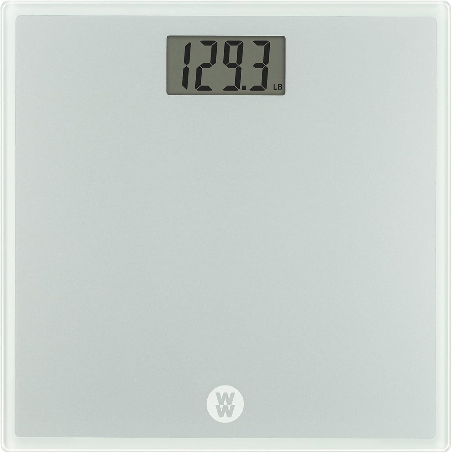 Gray Digital Glass Body Analysis Bathroom Scale