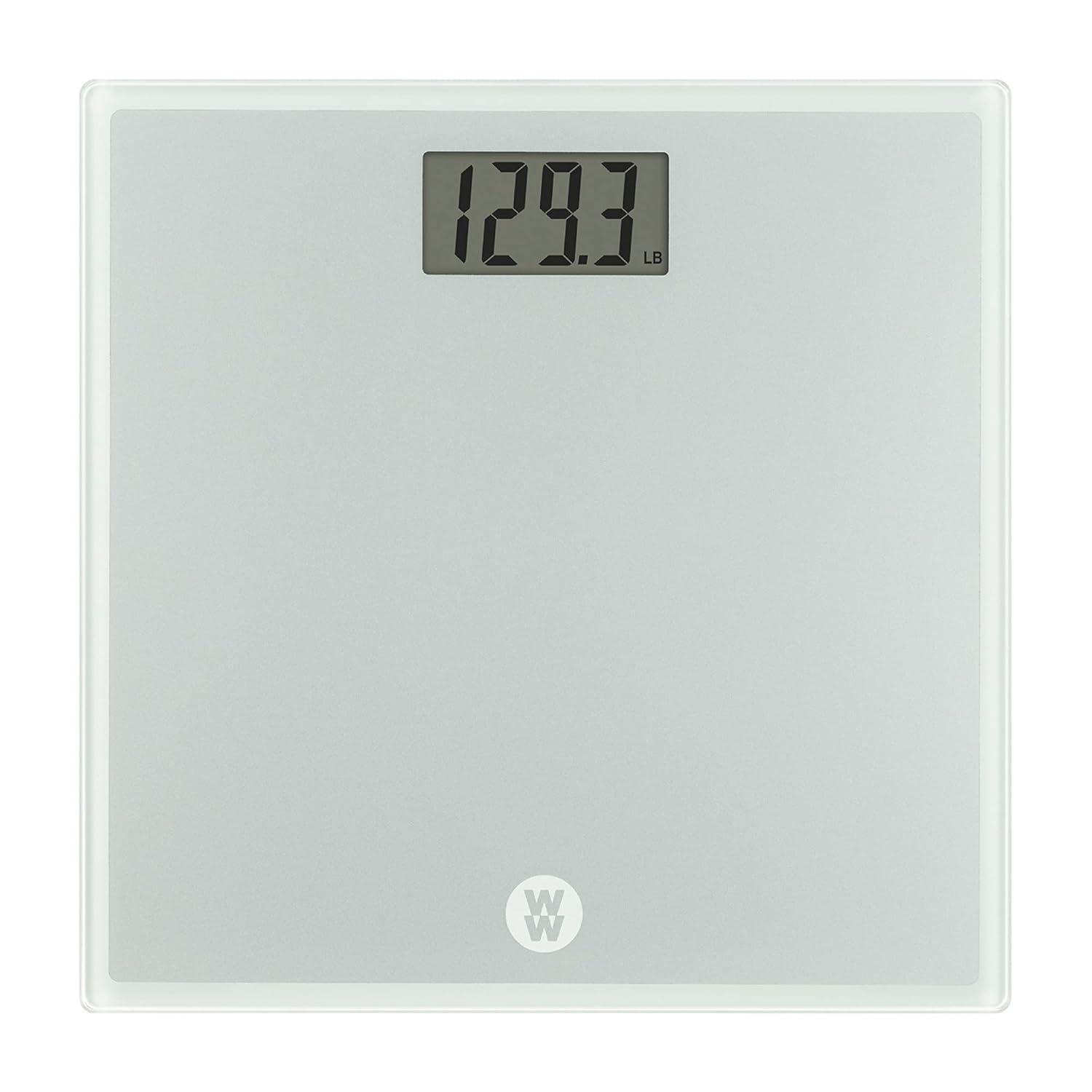 Gray Digital Glass Body Analysis Bathroom Scale