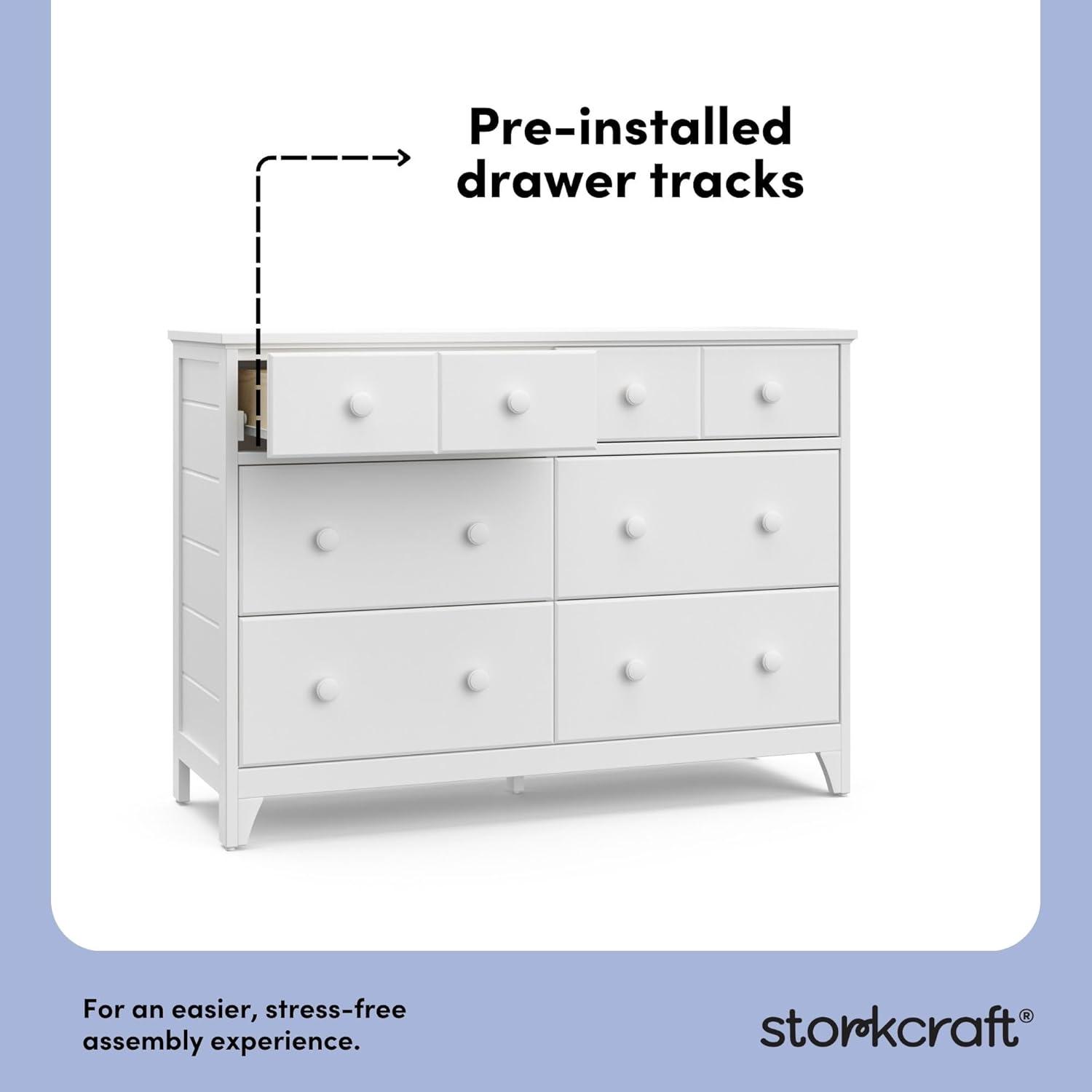 Moss 6 Drawer Double Dresser