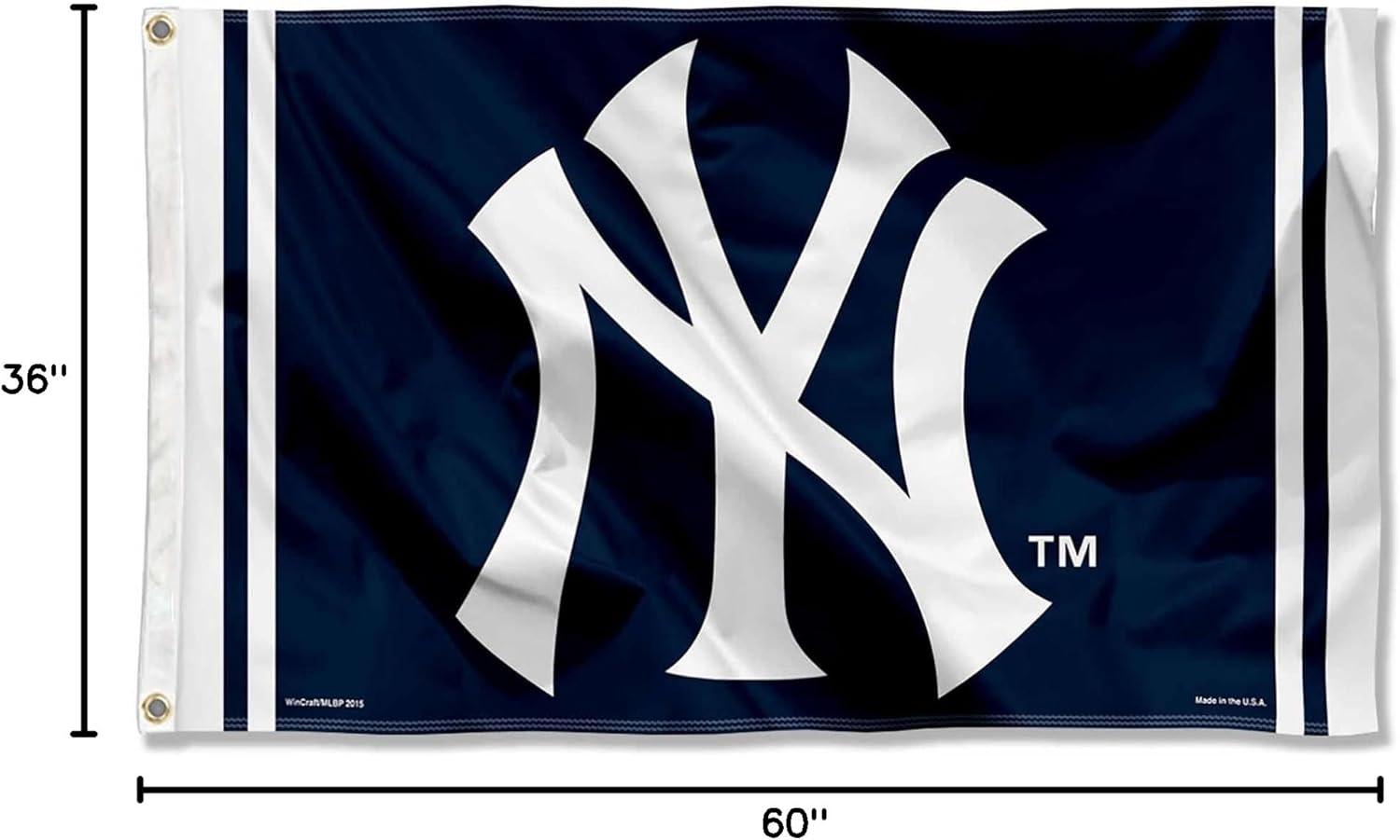 New York Yankees 3' x 5' Polyester Flag with Grommets