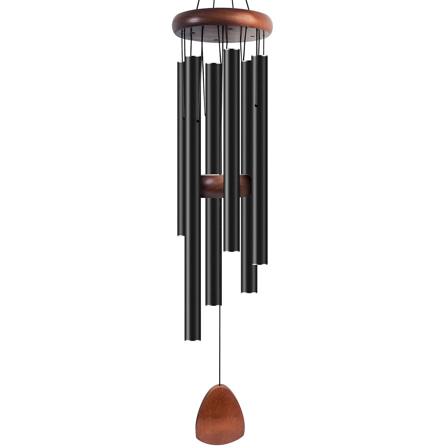 Large Aluminium Wind Chimes 37 Inches to Create a Zen Atmosphere Suitable for Outdoor, Garden, Patio Decoration. Classic Wind Chimes with Wind