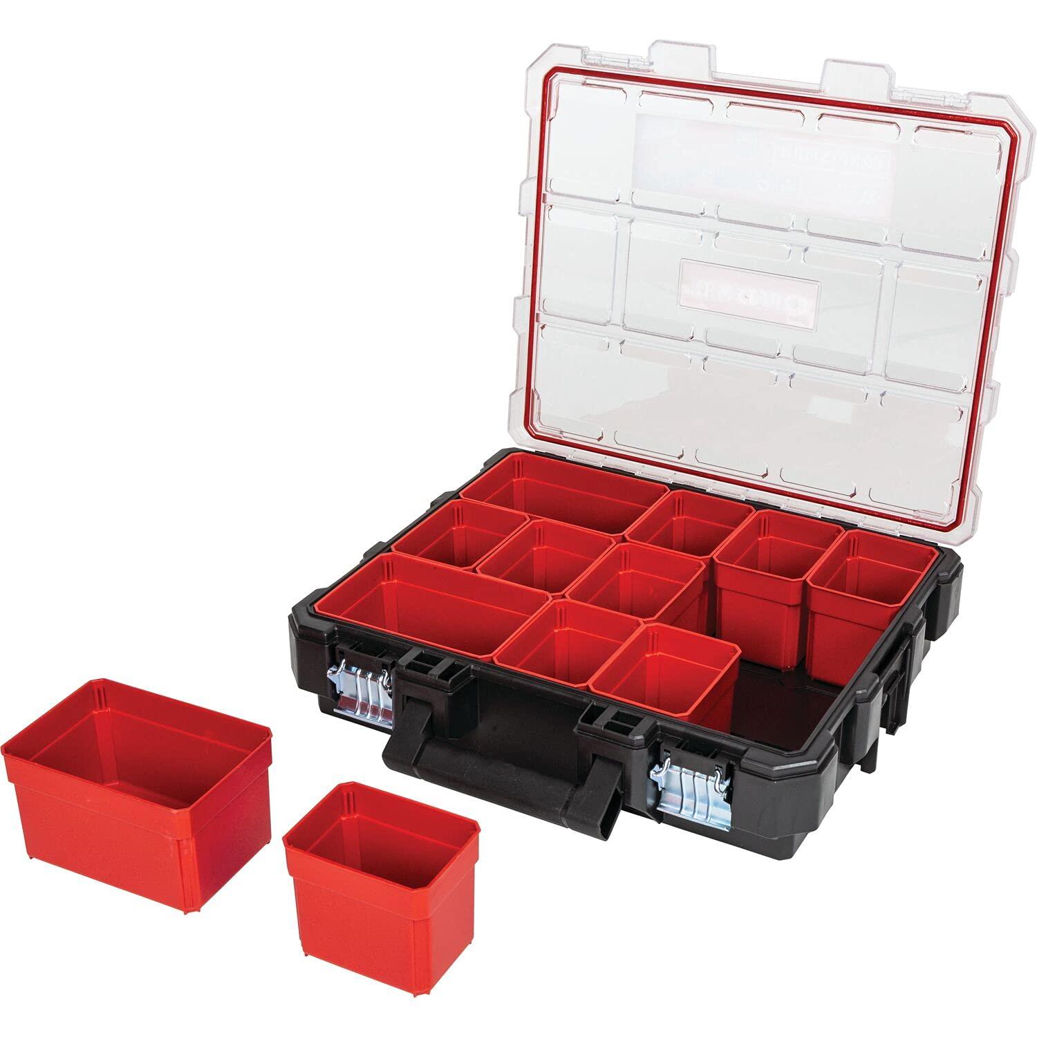 CRAFTSMAN Pro Organizers 12-Compartment Plastic Small Parts Organizer