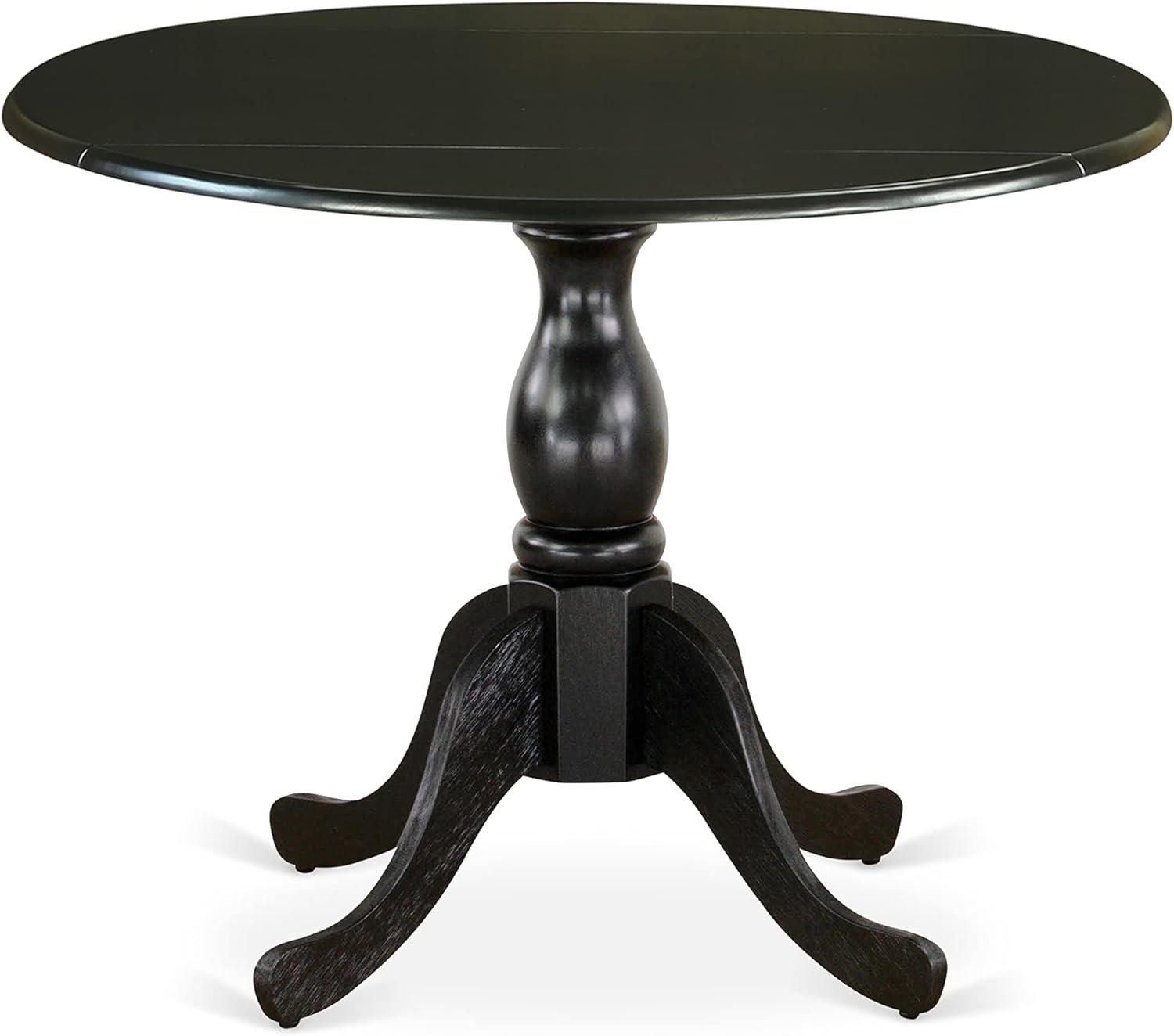 Dublin Extendable Round Solid Wood Dining Table