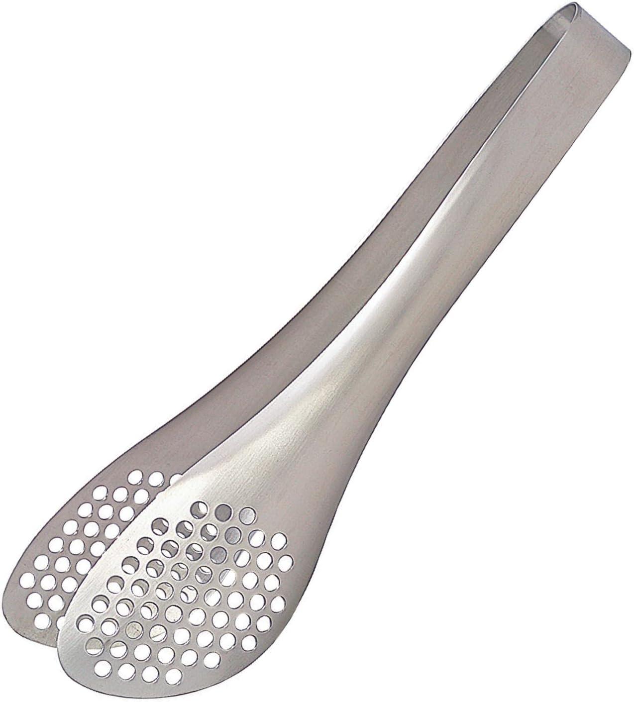 sori yanagi stainless steel tongs - perforated