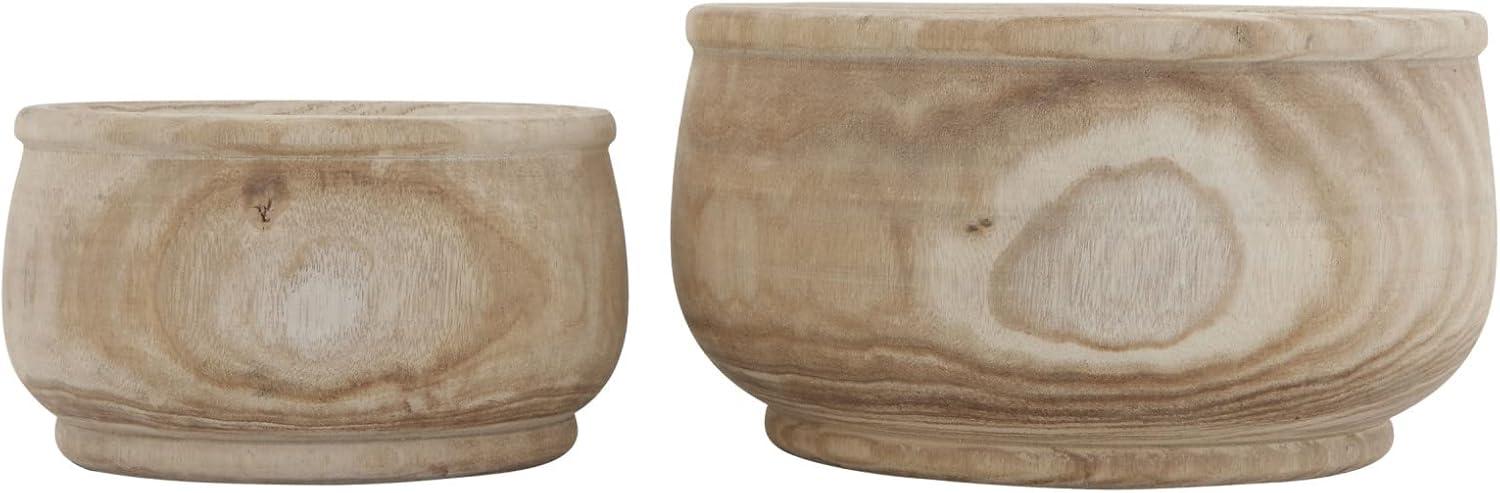 7.5" x 14" Paulownia Wood Planter Natural - Storied Home