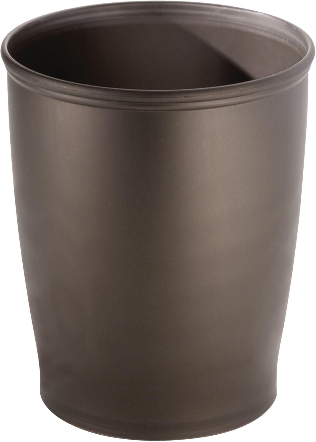 iDesign iDesign Kent Plastic Wastebasket Trash Can, 8.25" x 10"