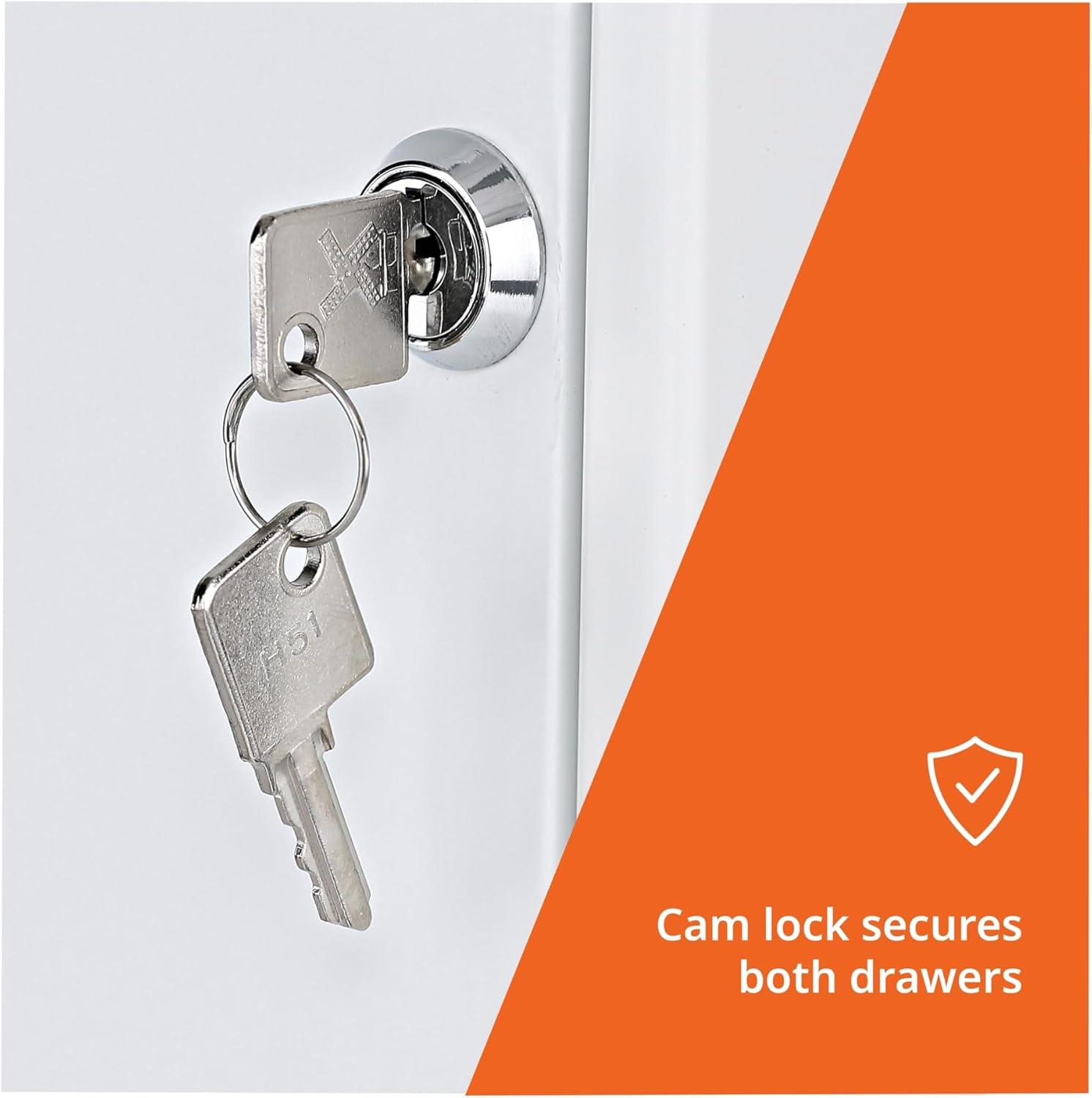 Lorell Soho 2-Drawer File Cabinet