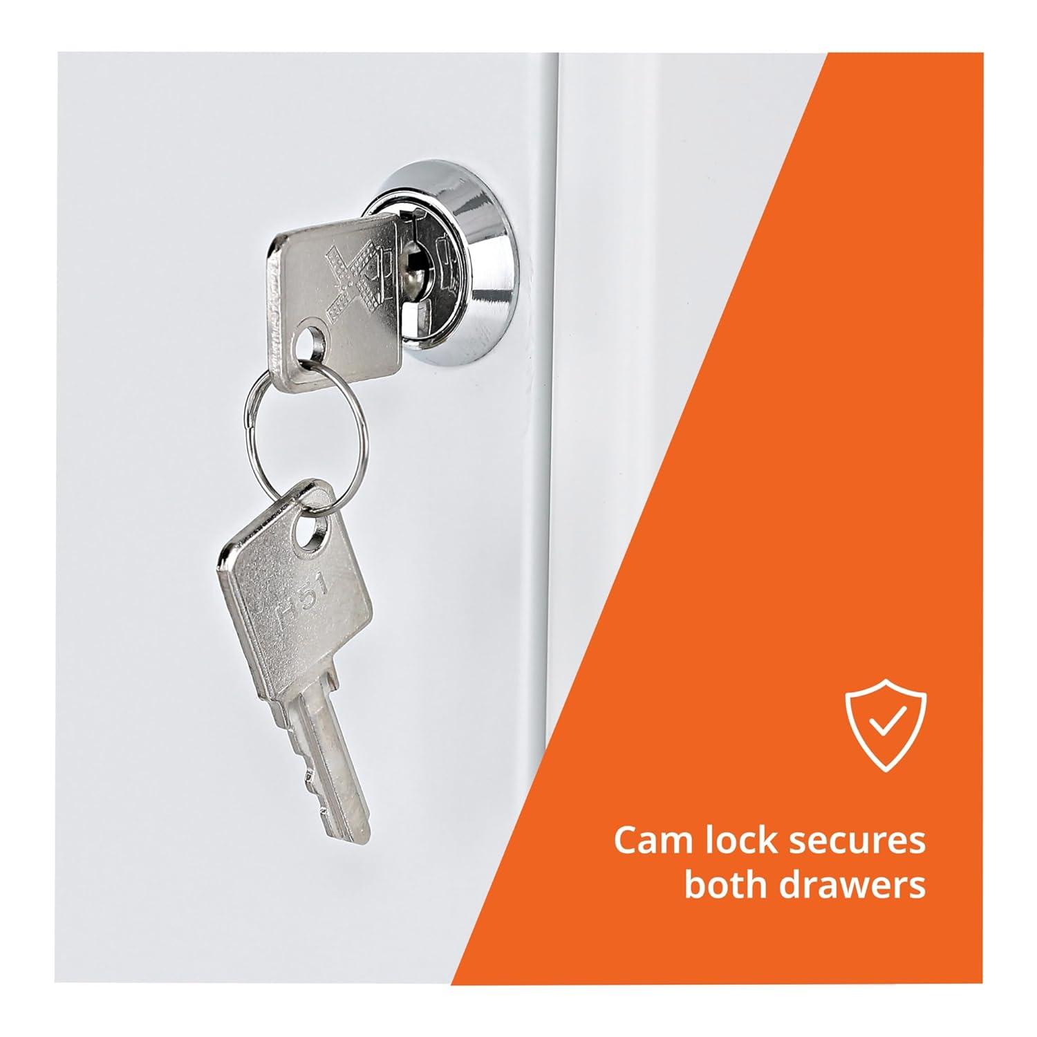 Lorell Soho 2-Drawer File Cabinet