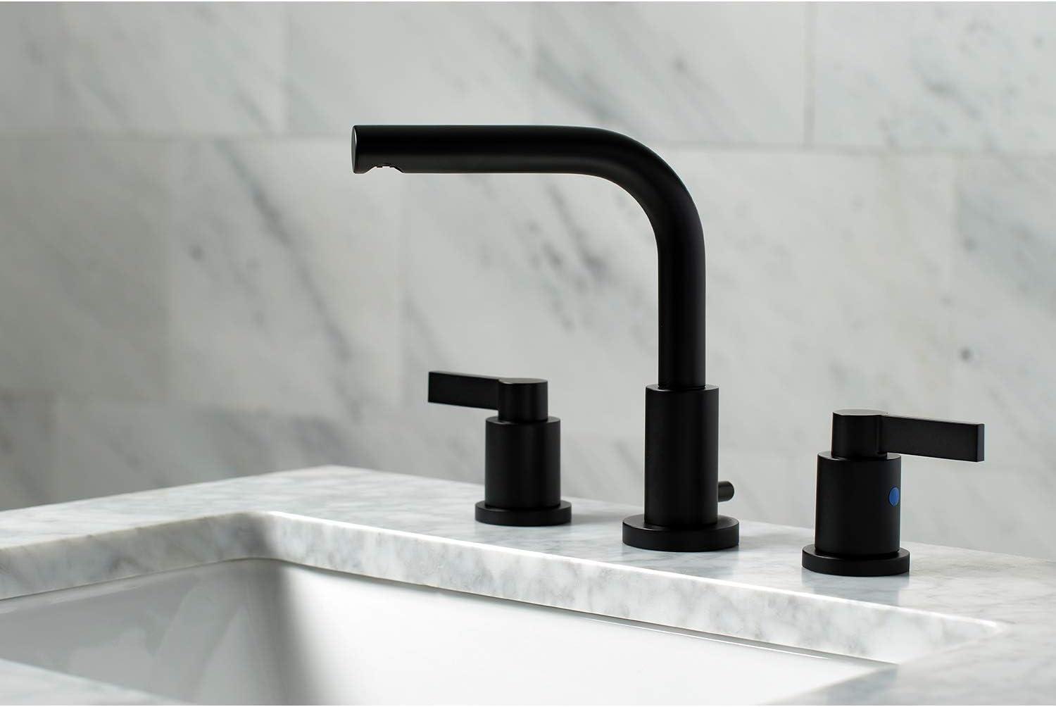 Nuvo Fusion Widespread Bathroom Faucet with Drain Assembly