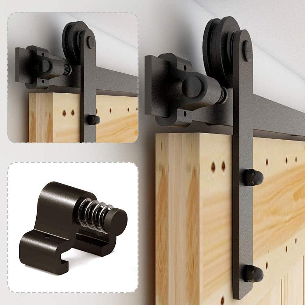 CCJH 4FT Sliding Barn Door Kit - Stylish & Durable Solution for Closet/Kitchen Doors