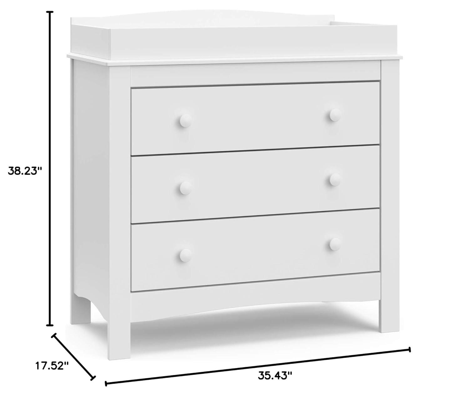 Noah 3 Drawer Chest with Changing Topper