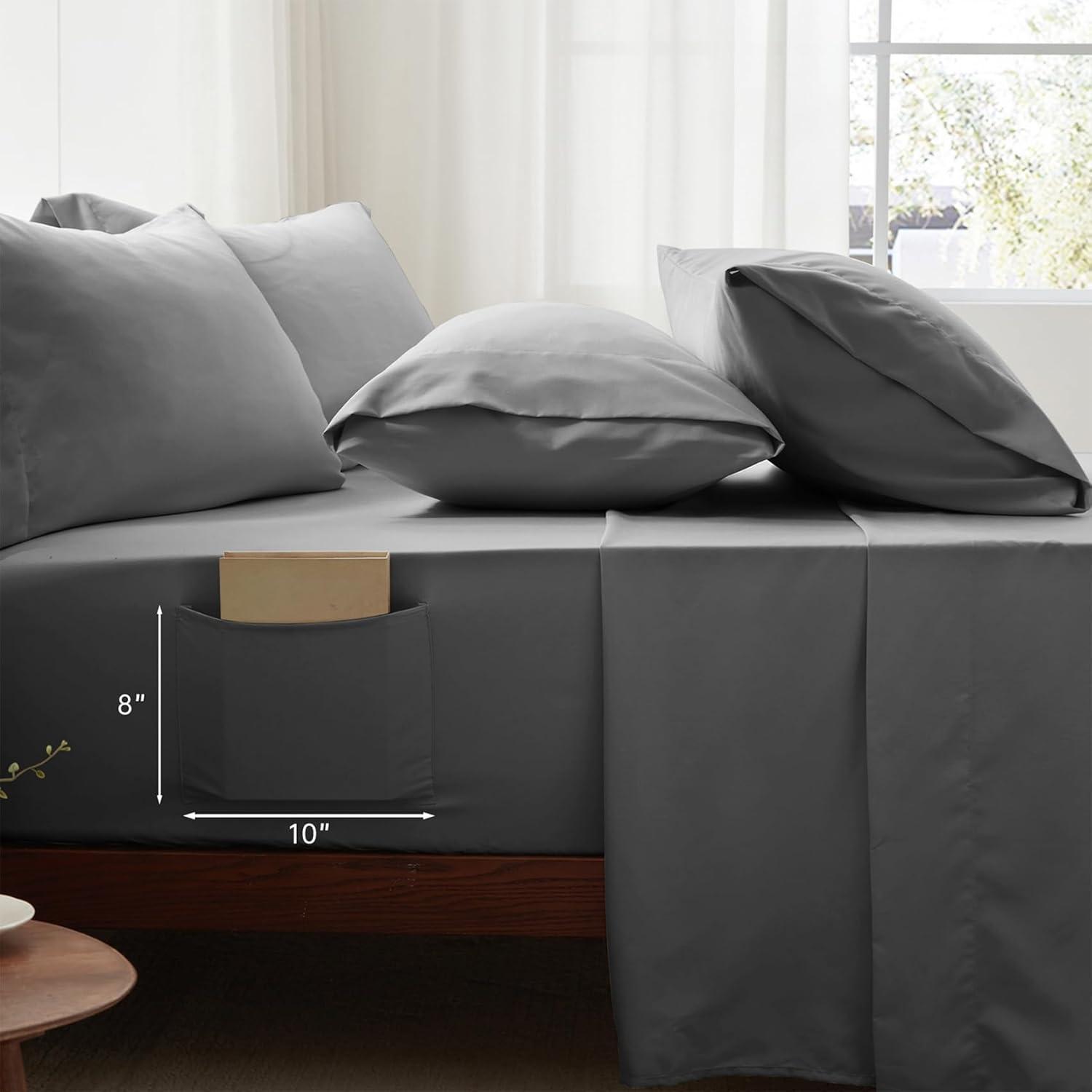 Sweet Home Collection All Season Bed-in-A-Bag 5pc/7pc Solid Color Comforter & Sheet Set Ultra Soft Bedding by Sweet Home Collection & Reviews | Wayfair