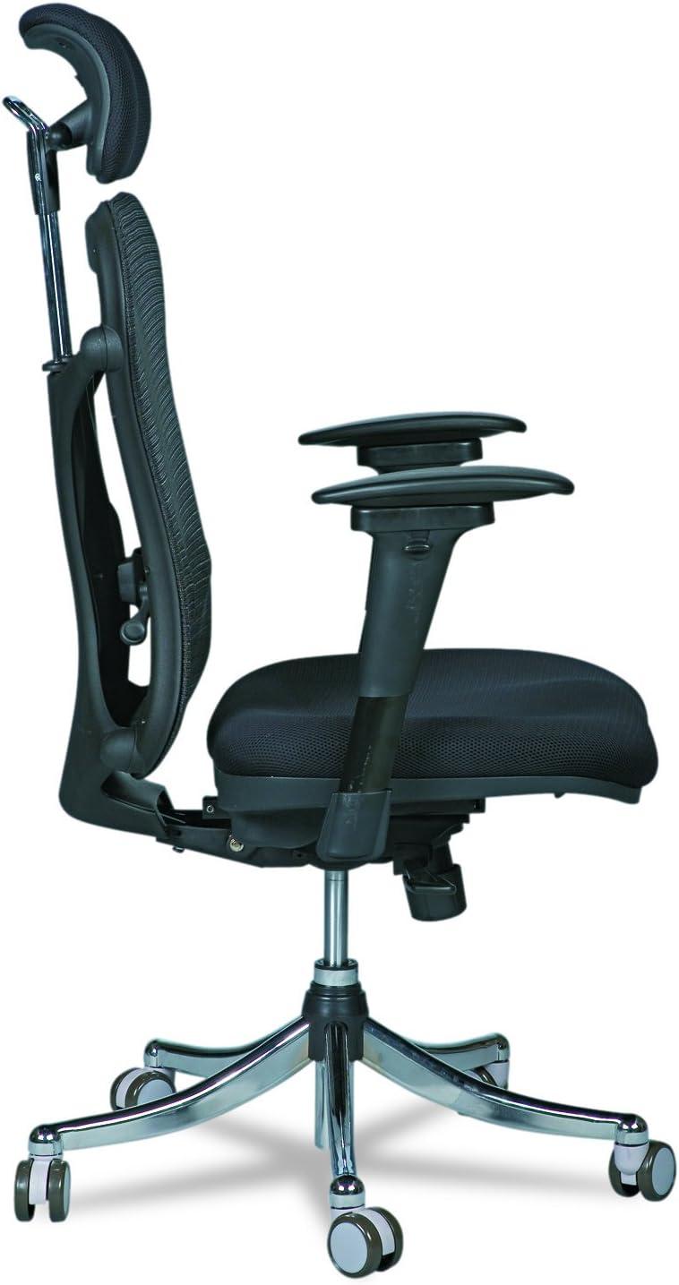 Black Mesh High Back Executive Office Chair with Adjustable Arms