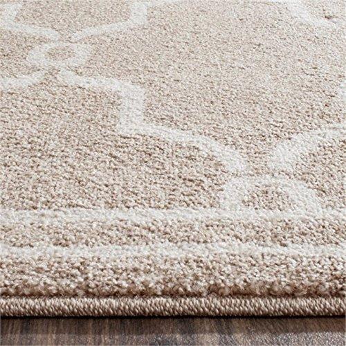Amherst AMT414 Power Loomed Indoor Area Rug - Wheat/Beige - 10'x14' - Safavieh