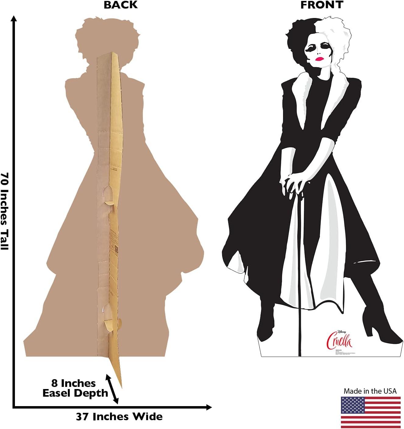 Cruella Life-Size Black and White Cardboard Cutout Standee