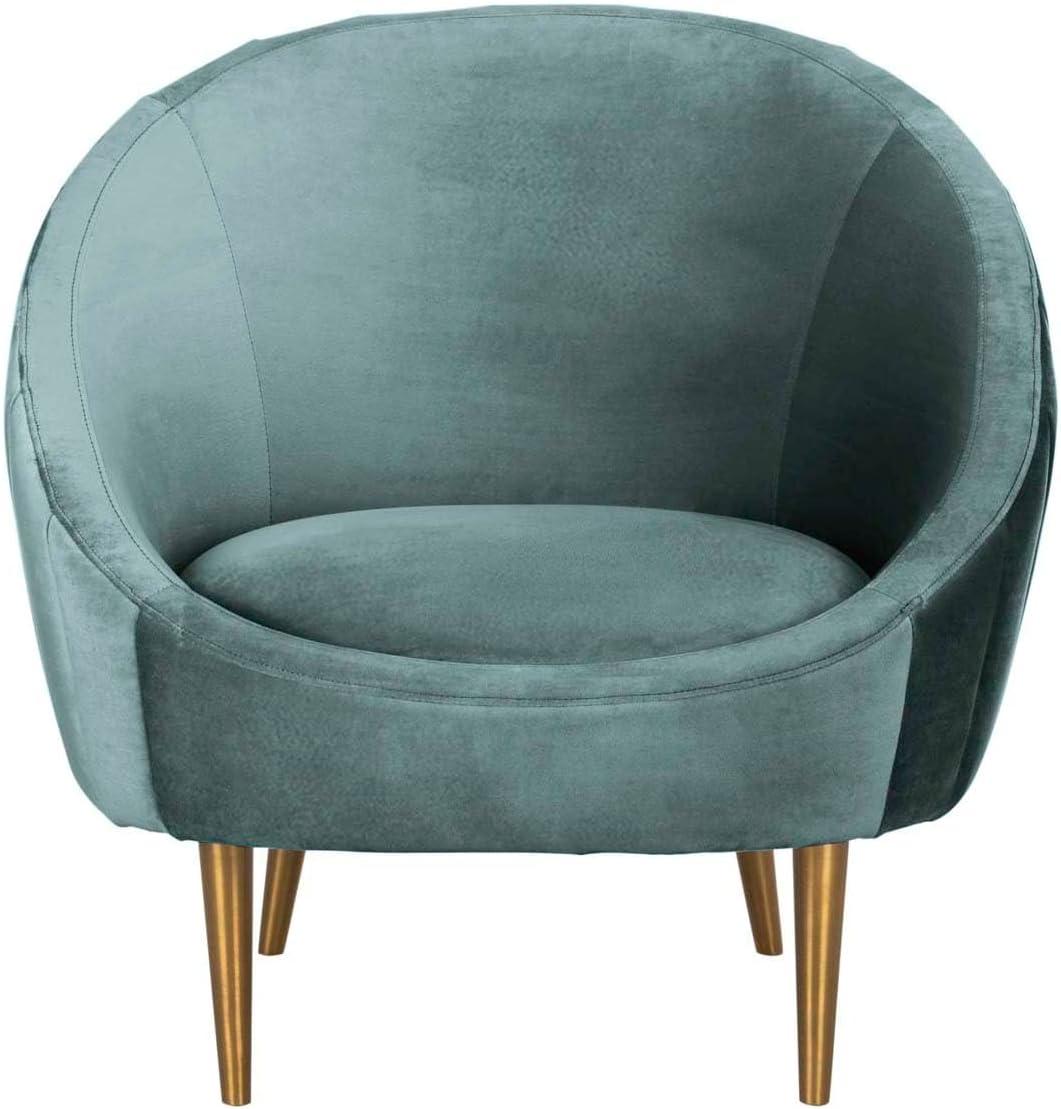 Razia Velvet Barrel Chair