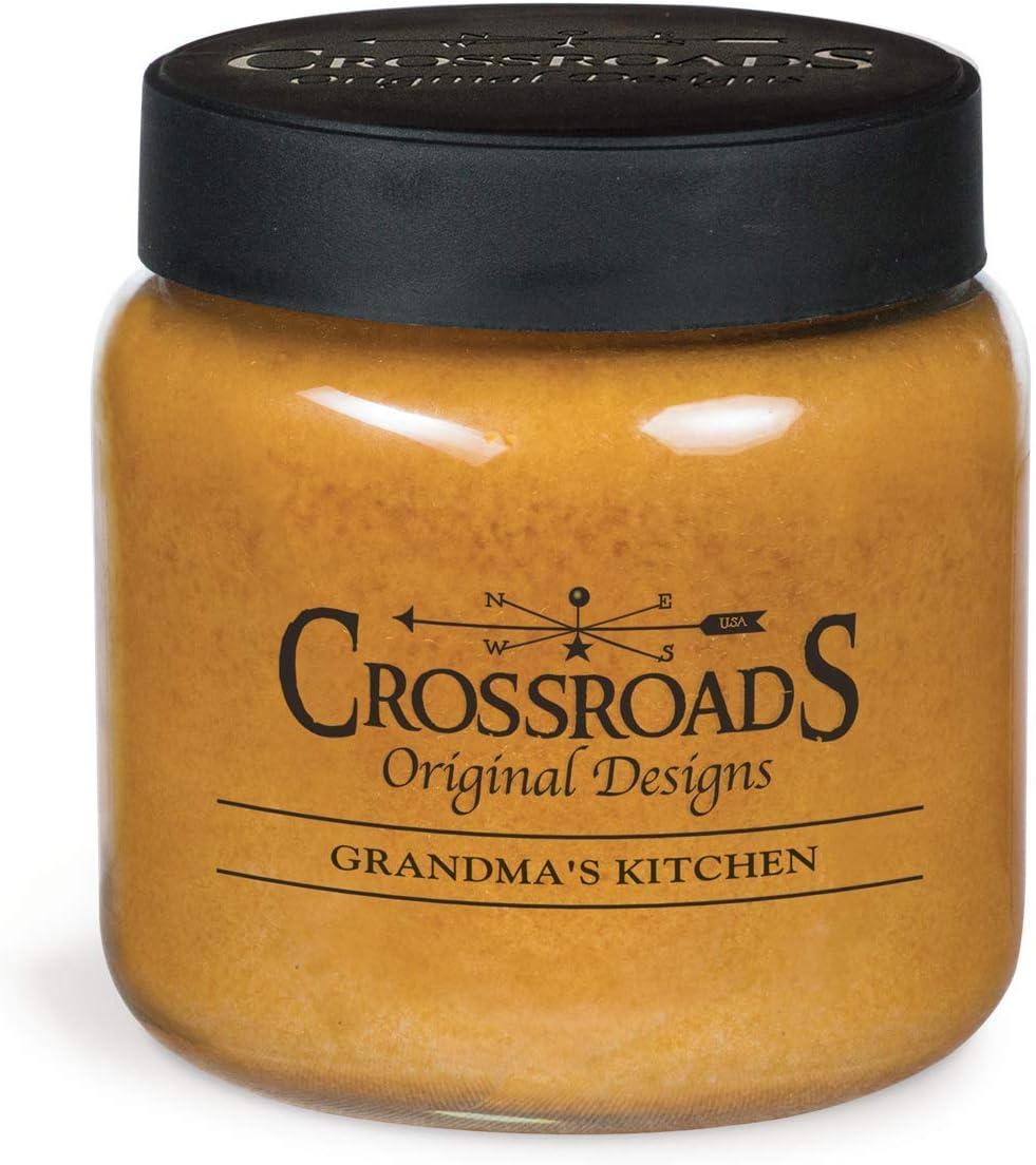 Grandma's Kitchen Yellow Scented Jar Candle with Two Wicks