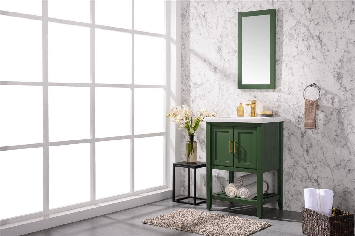 Legion Furniture 24 Inches Kd Vogue Green Sink Vanity