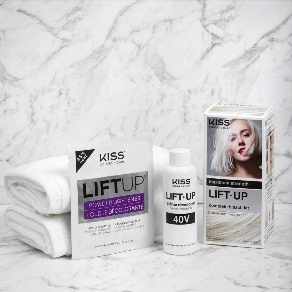 KISS Colors & Care Maximum Strength Lift-Up Complete Bleach Toner Kit – Ice