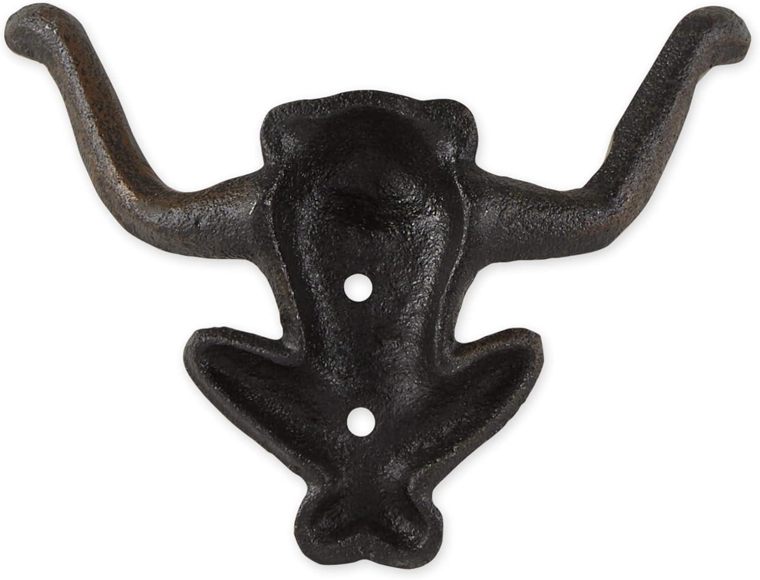 DII Cast Iron Collection Decorative Wall Hook Set, Monkey, 2 Count