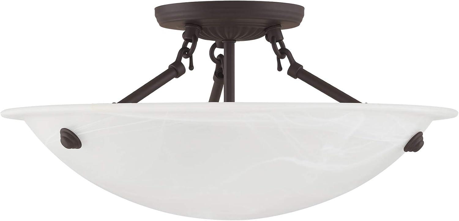 Livex Lighting Oasis 3 - Light Flush Mount in  Bronze