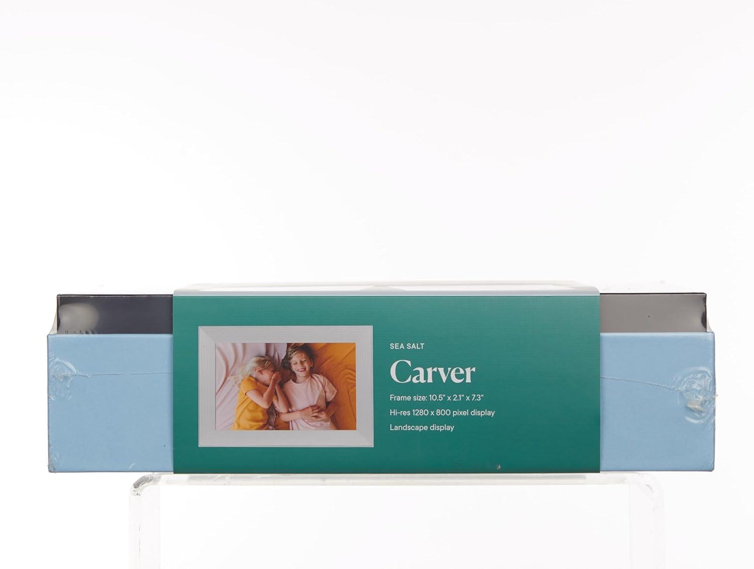 Aura Home 10.1" Carver Sea Salt Digital Photo Frame: Wi-Fi Enabled, 1280x800 LCD, No Battery Required