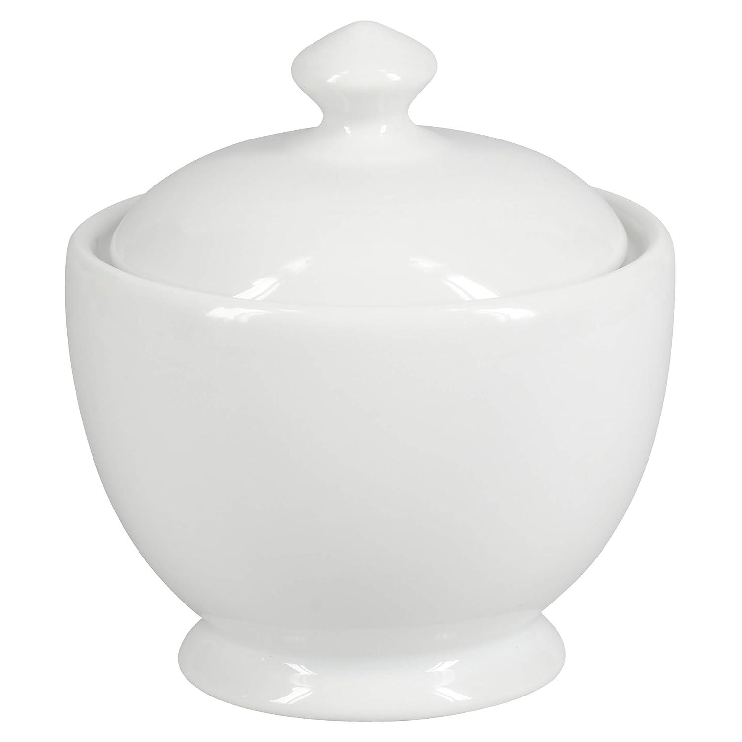 BIA Cordon Bleu BIA Cordon Bleu 2 pc Bistro Porcelain Covered Sugar Bowl and Creamer Set