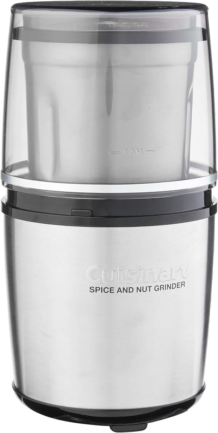 Stainless Steel Electric Spice and Nut Grinder with Safety Lock