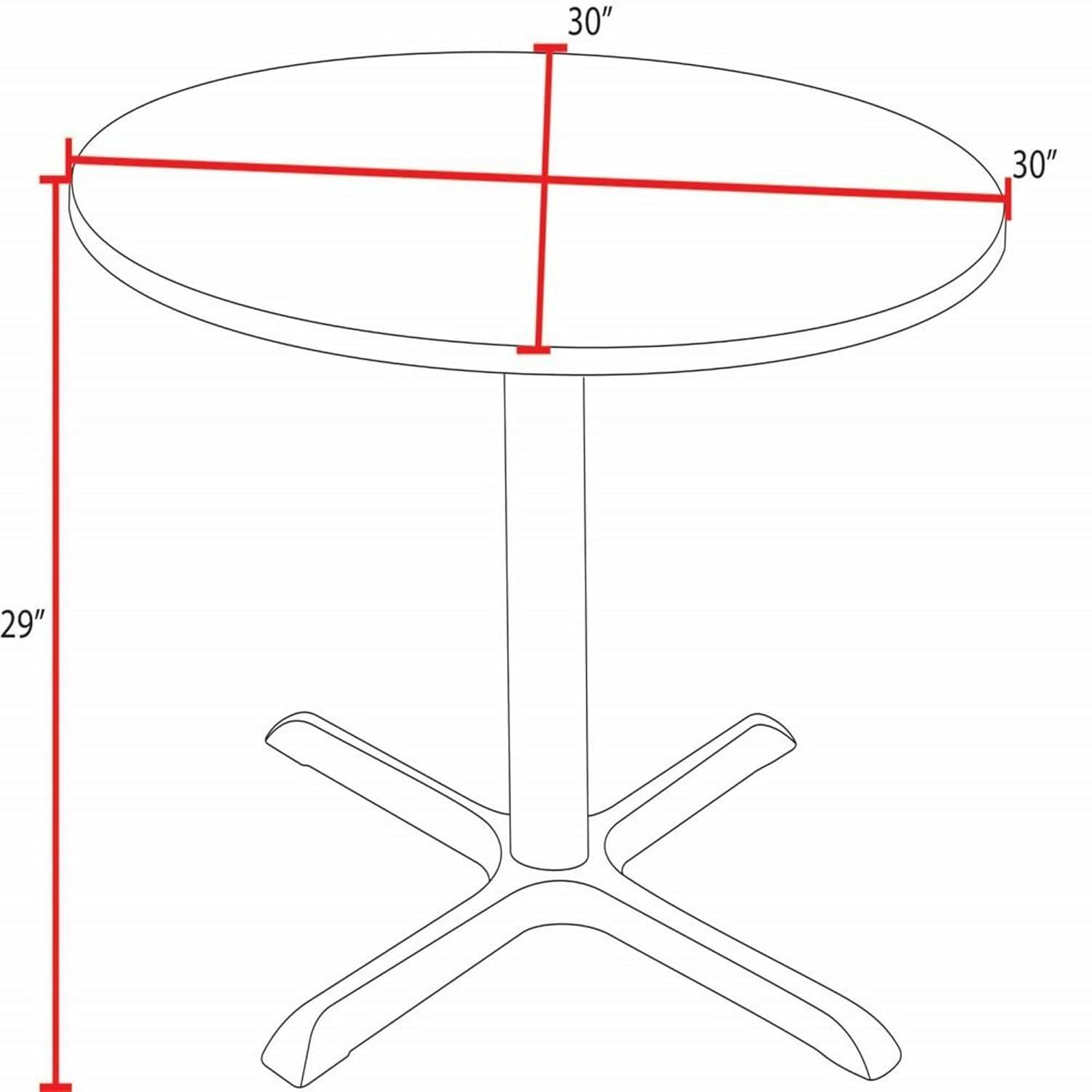 Cain Square X-Base Breakroom Table