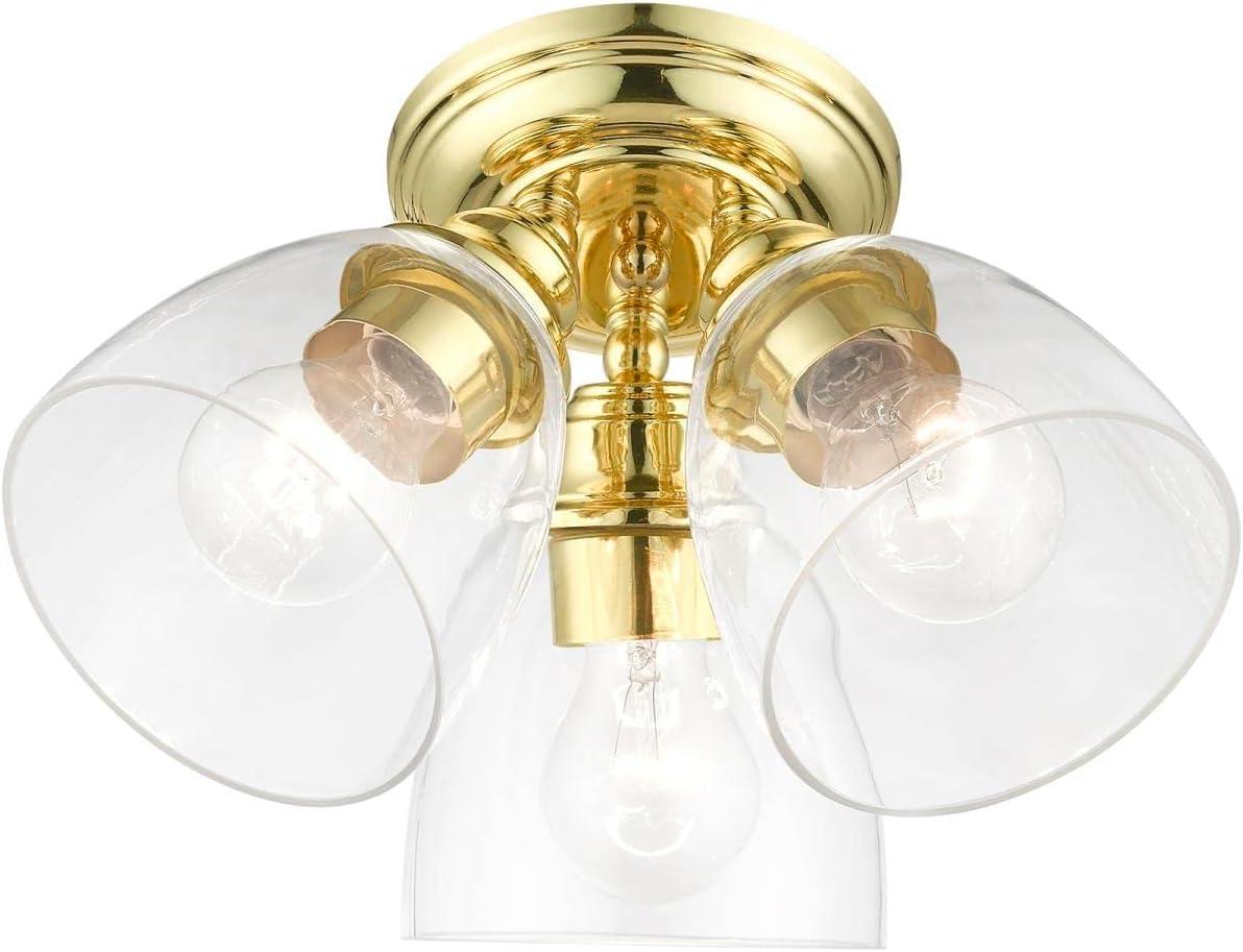 Gunnbjorn 3-Light 14.25" Semi Flush Mount