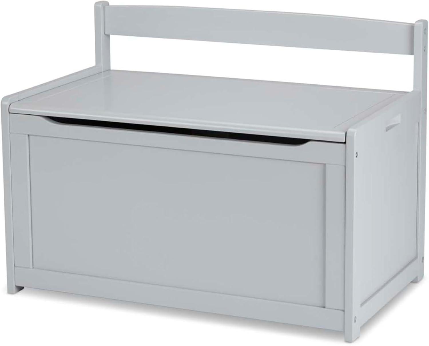 Melissa & Doug Wooden Toy Chest - Gray