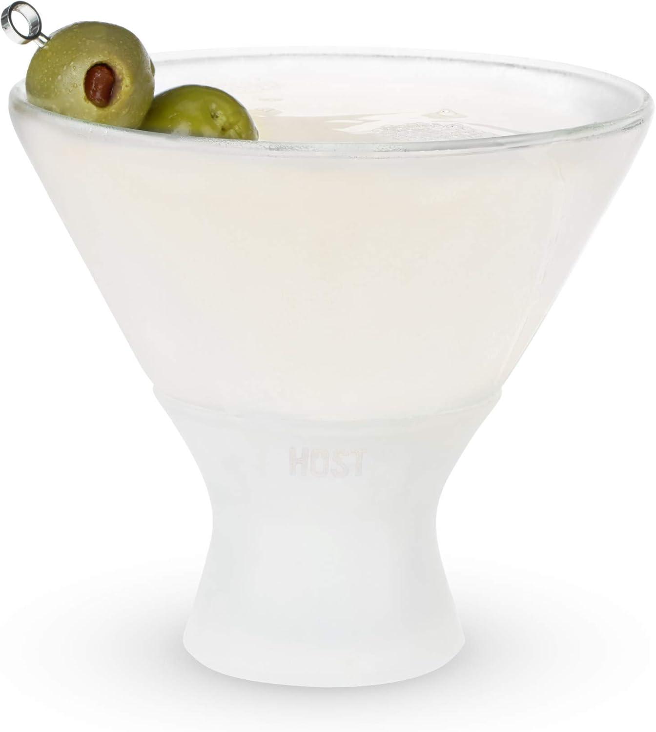 Glass Martini FREEZE Cooling Cup