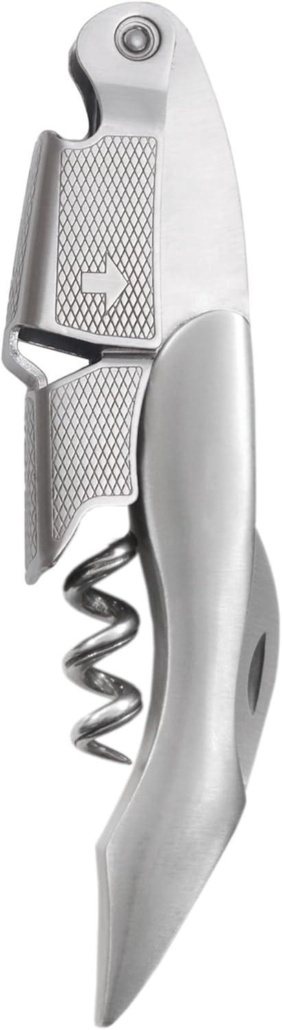 True Sommelier Waiter’s Corkscrew, Stainless Steel