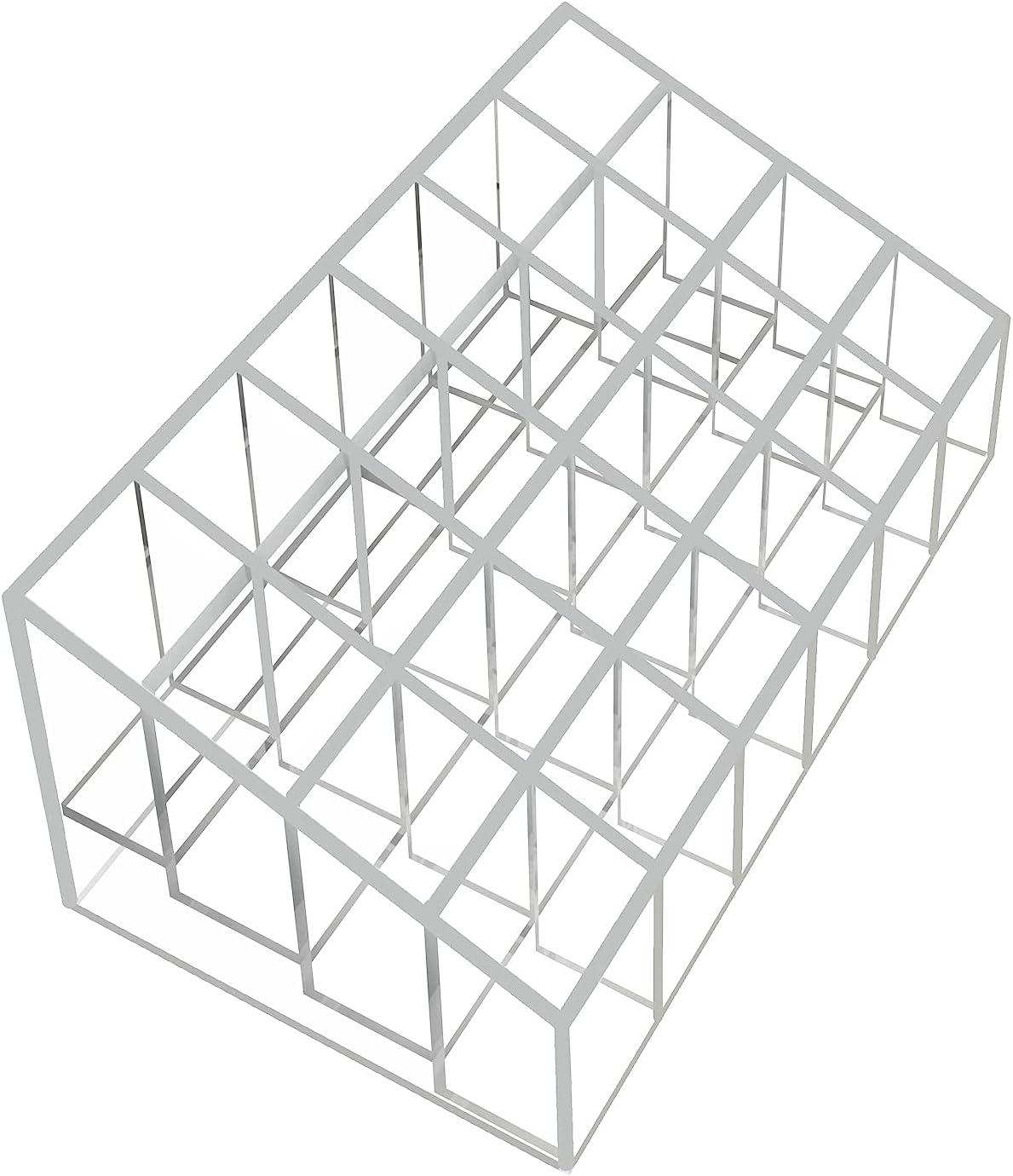 XINGLIAN 24 Slot Clear Lipstick Holder - Lipstick Organizer for Bottles