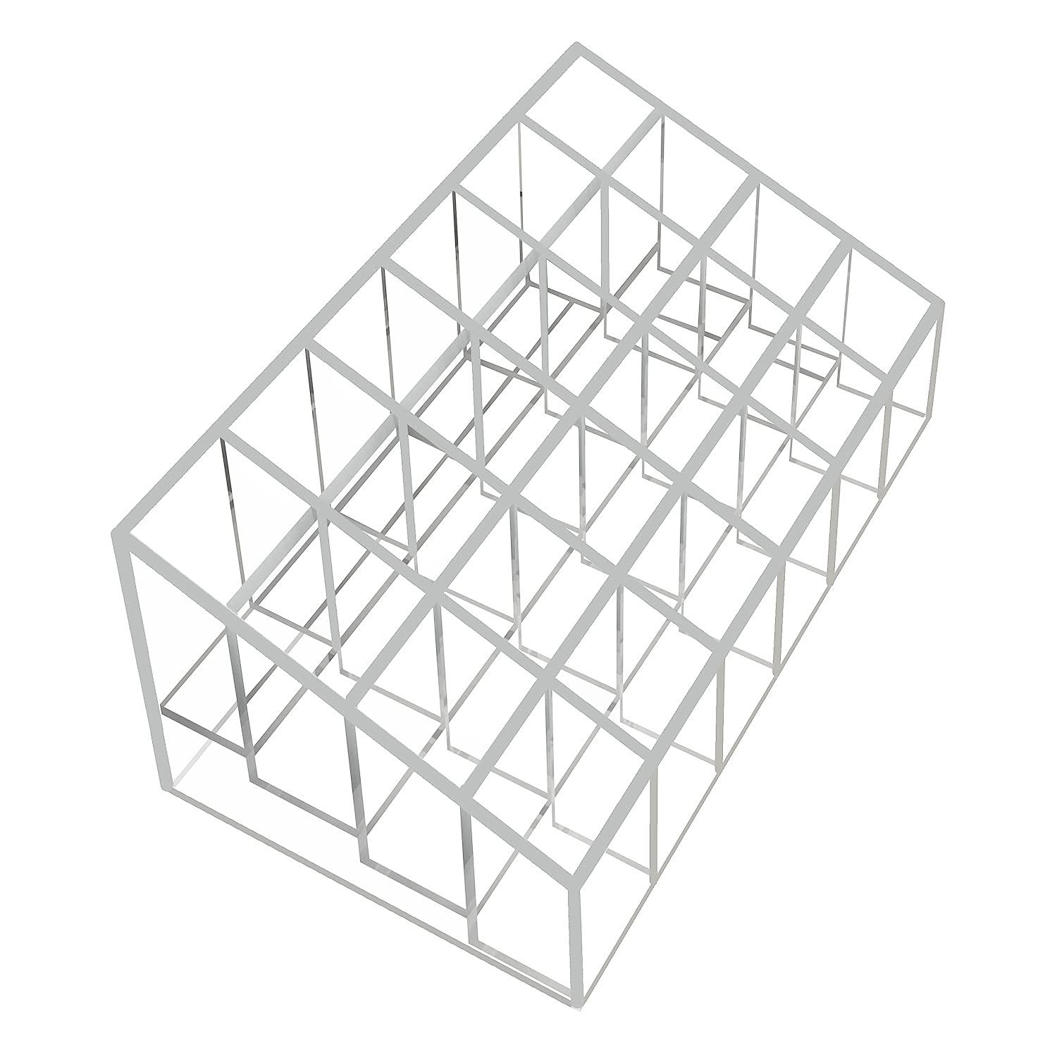 XINGLIAN 24 Slot Clear Lipstick Holder - Lipstick Organizer for Bottles