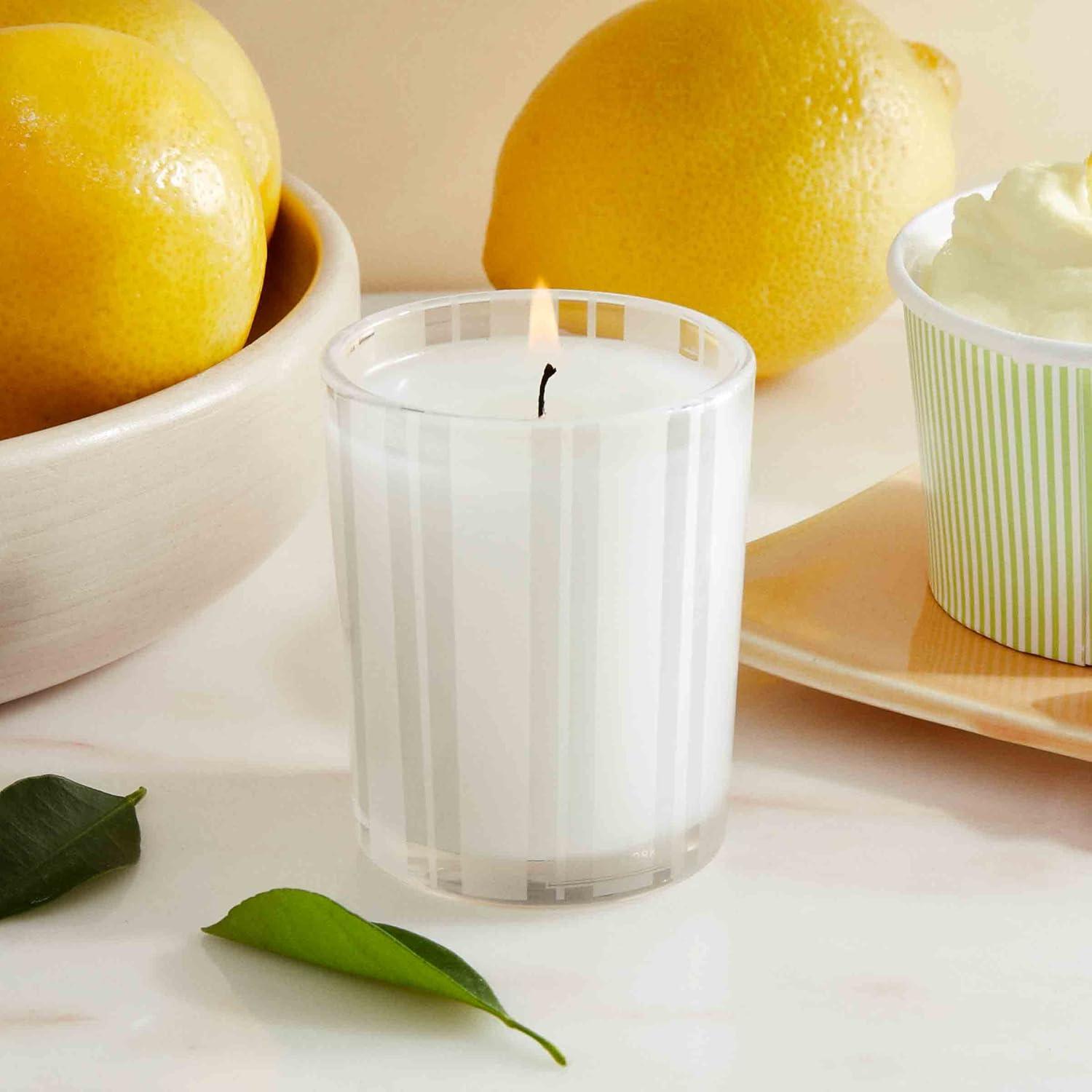 Black Amalfi Lemon & Mint Scented Votive Candle