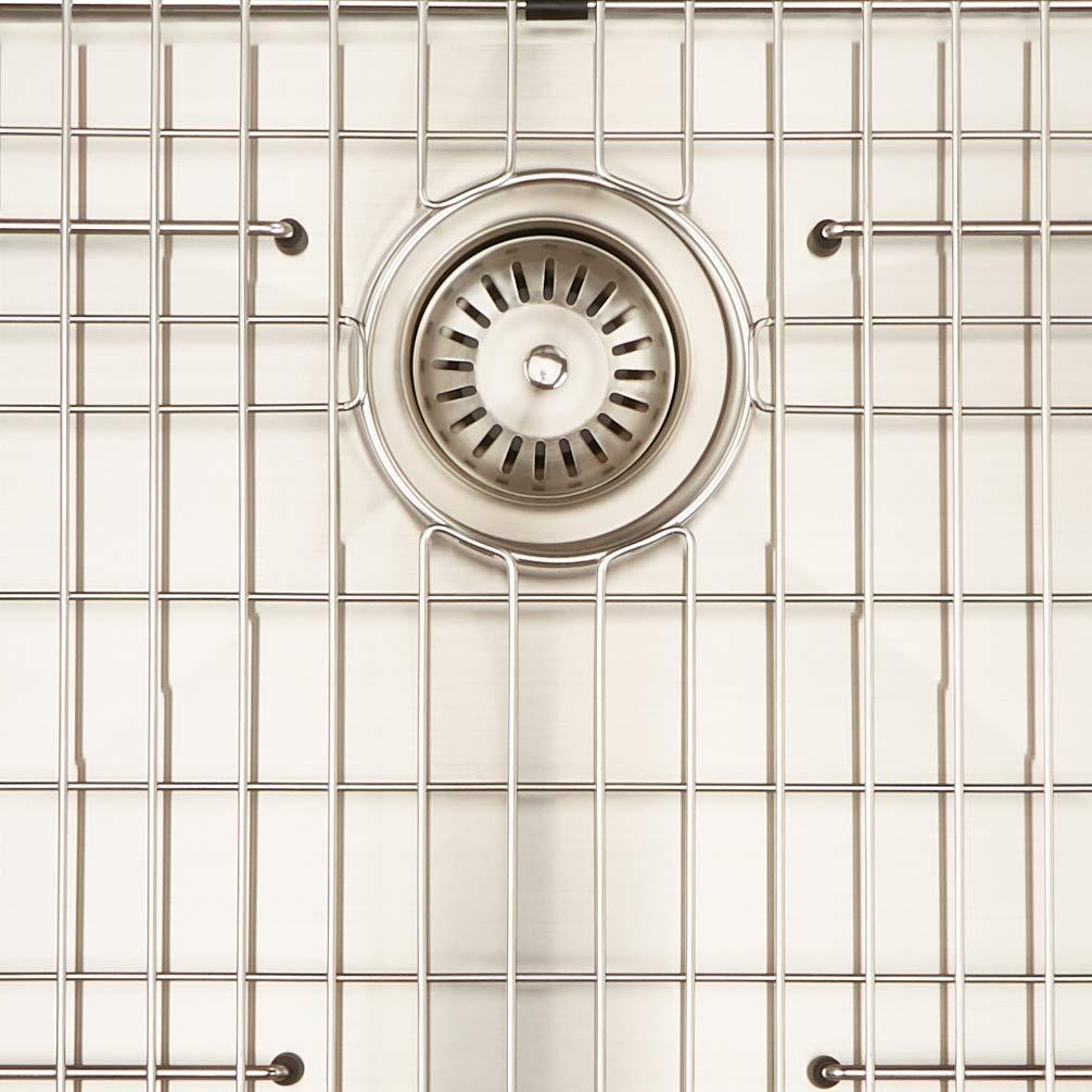 Prato 30 in. Single Bowl Farmhouse Curved Apron Front Stainless Steel Kitchen Sink 16-Gauge