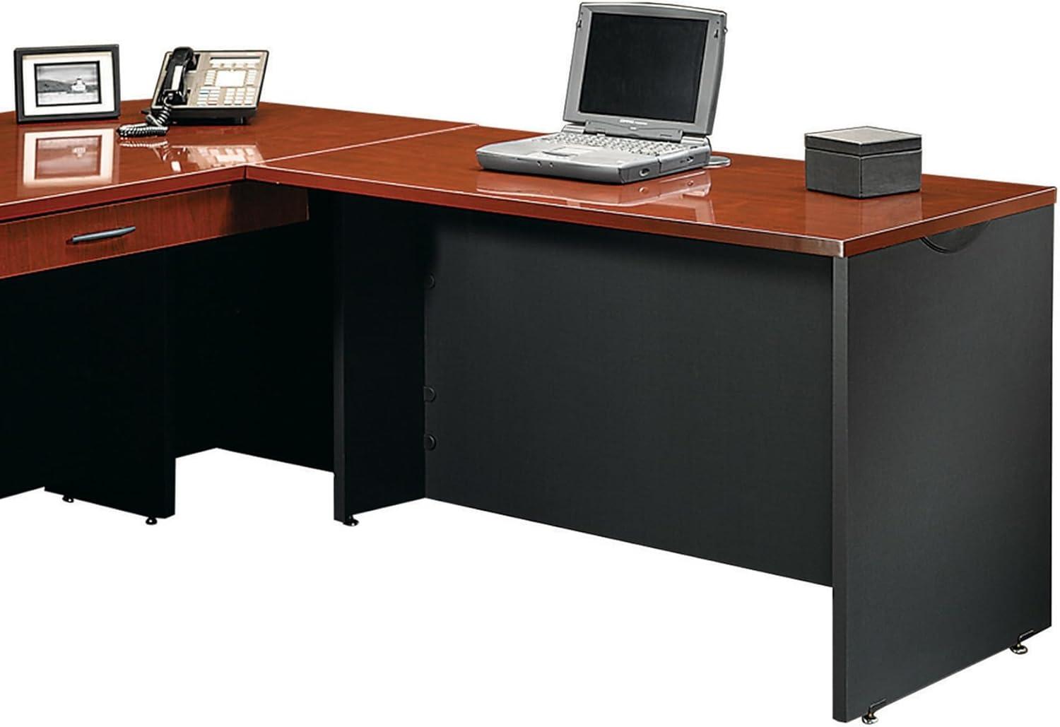 Sauder Via Executive Office Desk Return Classic Cherry
