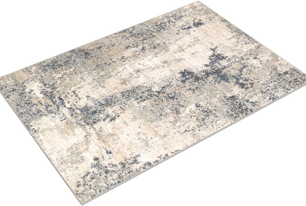 Loloi Teagan Natural / Denim 2'-8" x 4' Accent Rug