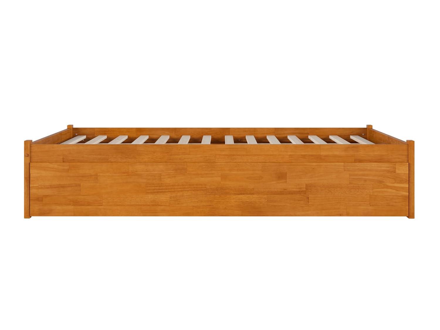 Solid Wood Platform Storage Bed