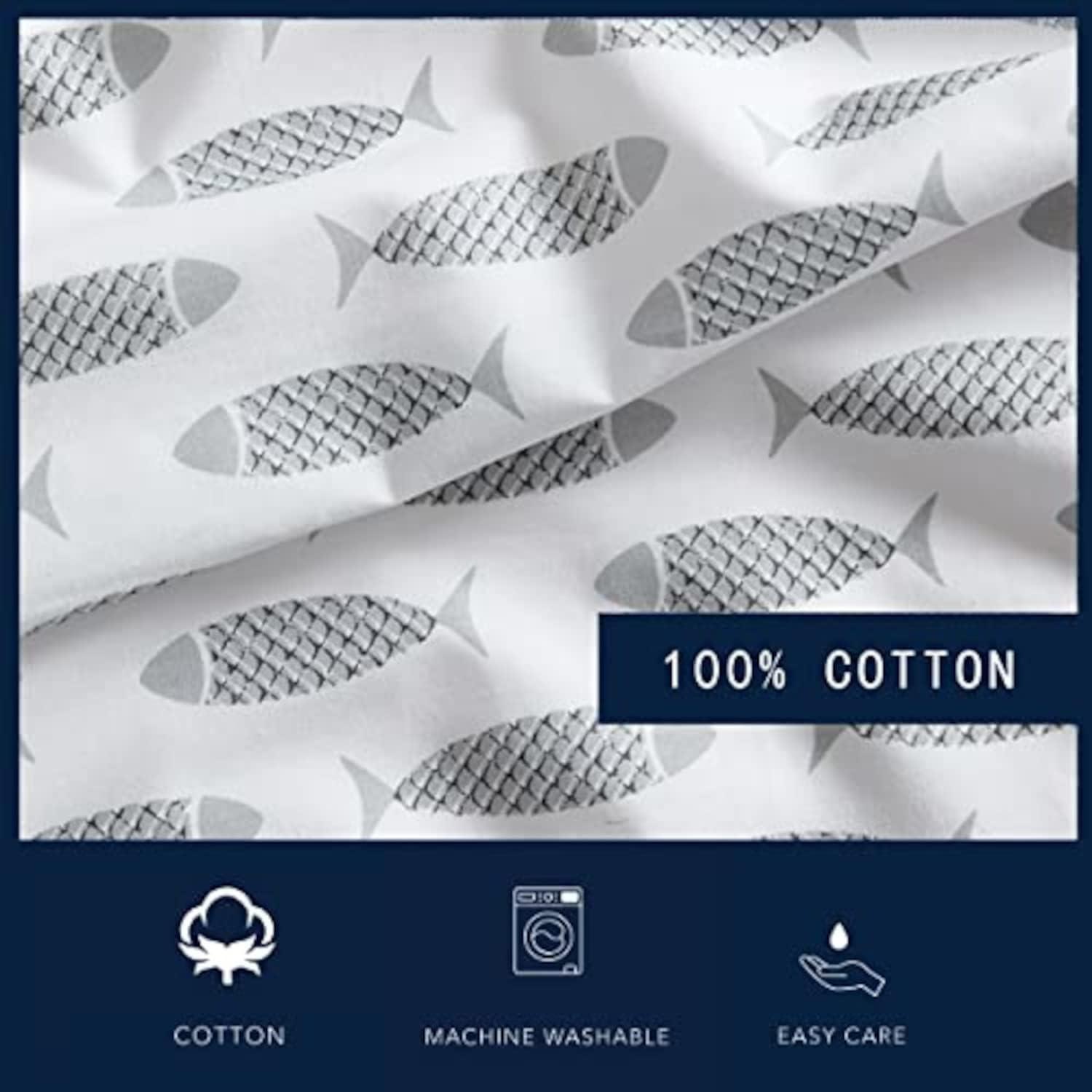 Nautica Nautica Printed Cotton Percale Sheet Sets